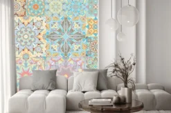 Naklejka: Jednolite wektor wzorca. niejednolita całość. w stylu arabskim.