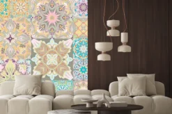 Naklejka: Jednolite wektor wzorca. niejednolita całość. w stylu arabskim.