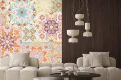 Naklejka: Jednolite wektor wzorca. niejednolita całość. w stylu arabskim.