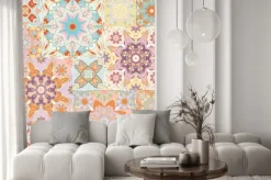 Naklejka: Jednolite wektor wzorca. niejednolita całość. w stylu arabskim.