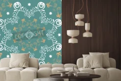 Naklejka: Jednolite wzór mandali