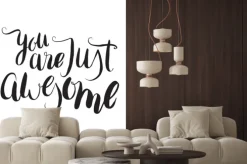 Naklejka: Jesteś po prostu niesamowite. unikalne ręcznie rysowane kaligrafii