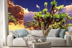 Naklejka: Joshua drzew na pustyni