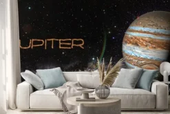 Naklejka: Jowisz w przestrzeni kosmicznej.