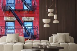 Naklejka: Kamienica w little italy