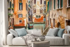 Naklejka: Kanał w wenecji