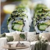 Naklejka: Kapusta, awokado i ogórkiem sushi