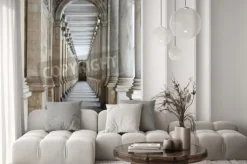 Naklejka: Karlowe wary, czechy - 17 lipca 2011: kolumnada w karlowych warach