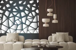 Naklejka: Karta projektowanie z abstrakcyjnego wzoru.