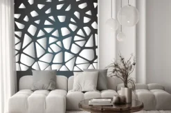 Naklejka: Karta projektowanie z abstrakcyjnego wzoru.