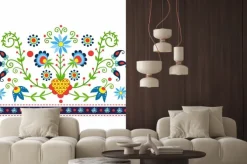 Naklejka: Kaszubski wzór ludowy