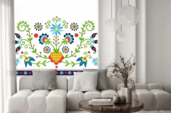 Naklejka: Kaszubski wzór ludowy