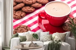 Naklejka: Kawa i ciasteczka