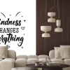 Naklejka: Kindness changes everything. vector illustration. lettering.