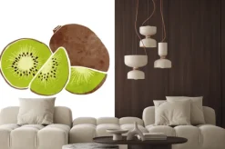 Naklejka: Kiwi akwarela