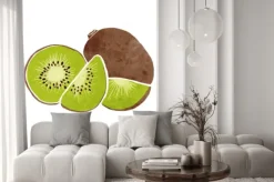 Naklejka: Kiwi akwarela