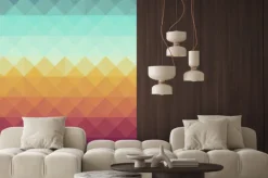 Naklejka: Klasyczne biodrówki geometryczny wzór.