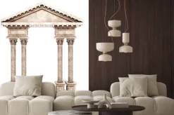 Naklejka: Klasyczny korynckie kolumny arch.