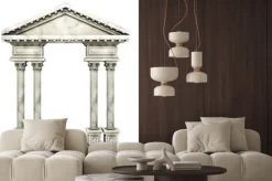 Naklejka: Klasyczny korynckie kolumny arch.