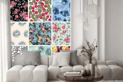 Naklejka: Klasyczny zestaw wzór