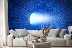 Naklejka: Kod binarny tunelu