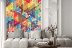 Naklejka: Kolor geometryczne tle