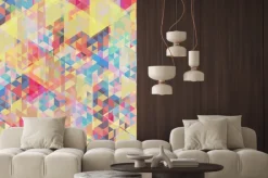 Naklejka: Kolor tła geometrycznej