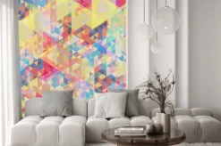 Naklejka: Kolor tła geometrycznej