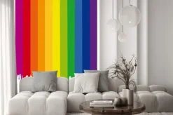 Naklejka: Kolorowe krople malarstwo, wektor