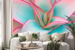 Naklejka: Kolorowe liście agawy