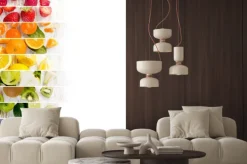 Naklejka: Kolorowe owoce tworzące tęczę