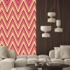 Naklejka: Kolorowe ozdoby chevron