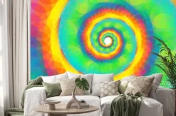 Naklejka: Kolorowe tło wirować