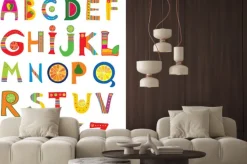Naklejka: Kolorowy alfabet dla dziecka