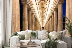 Naklejka: Kolumnada w nocy