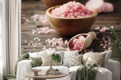 Naklejka: Koncepcja leczenia uzdrowiskowego z różowej soli