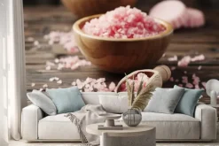 Naklejka: Koncepcja leczenia uzdrowiskowego z różowej soli