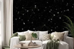 Naklejka: Konstelacje phoenix, tucana i grus