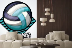 Naklejka: Konstrukcja liga siatkówki