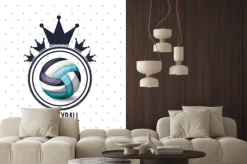 Naklejka: Konstrukcja liga siatkówki