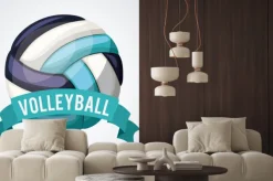 Naklejka: Konstrukcja liga siatkówki