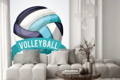 Naklejka: Konstrukcja liga siatkówki