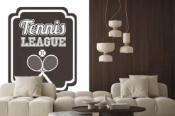 Naklejka: Konstrukcja ligi tenisa