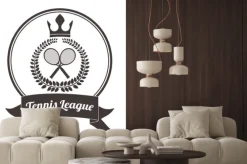 Naklejka: Konstrukcja ligi tenisa
