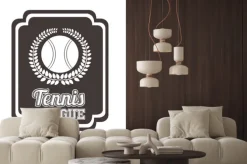 Naklejka: Konstrukcja ligi tenisa