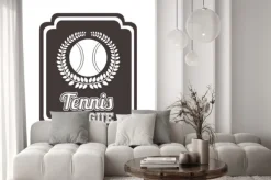 Naklejka: Konstrukcja ligi tenisa