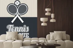 Naklejka: Konstrukcja ligi tenisa