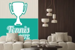 Naklejka: Konstrukcja ligi tenisa