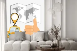 Naklejka: Konstrukcja taxi