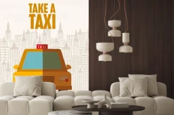 Naklejka: Konstrukcja taxi